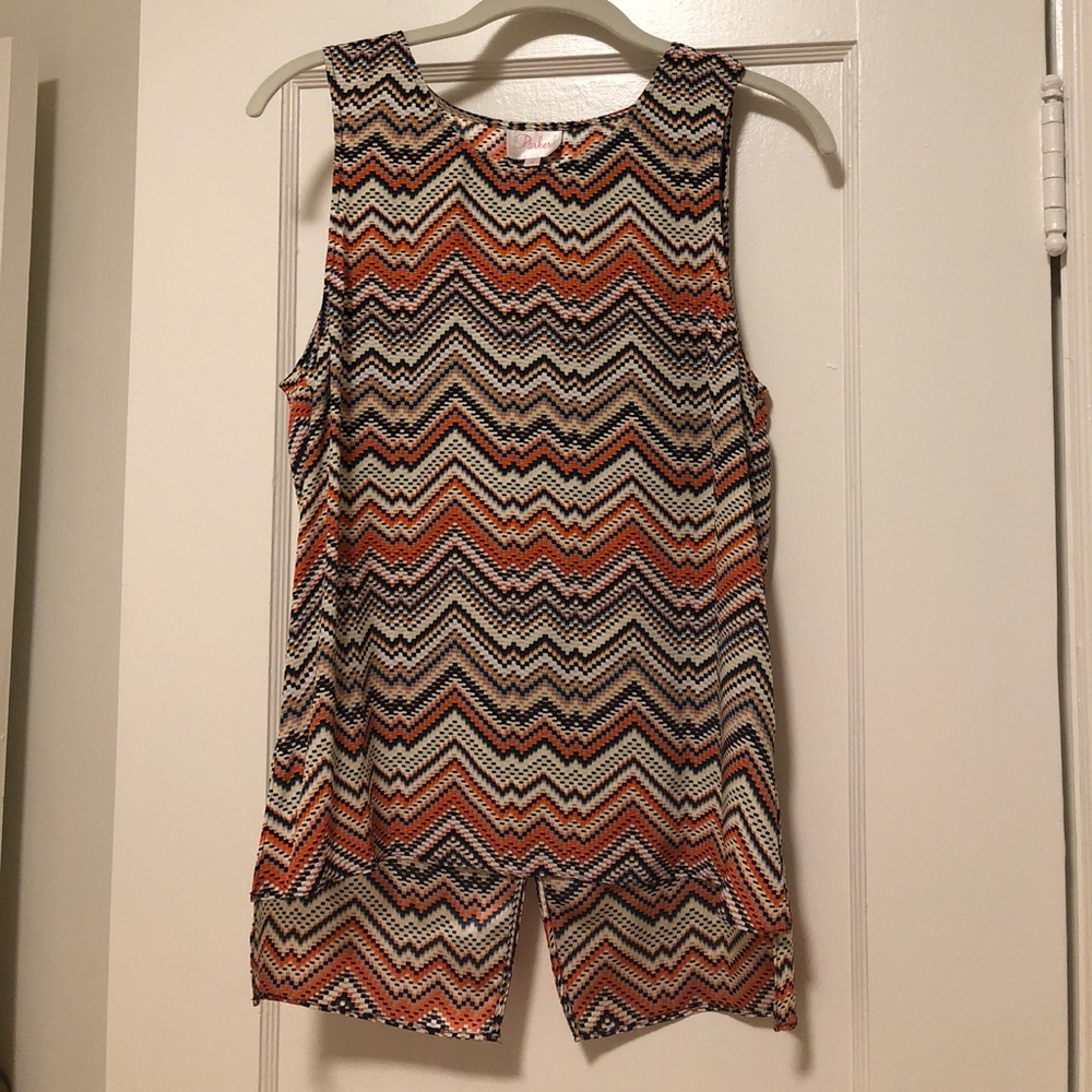 Parker silk top